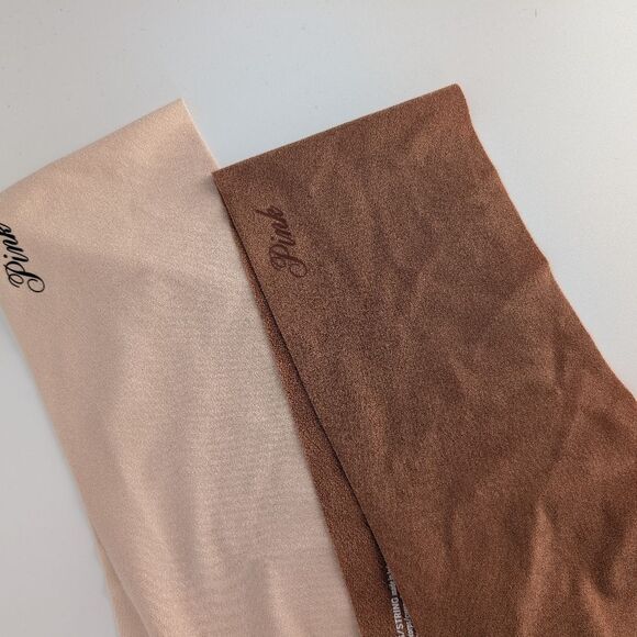 Bundle Of Two PINK Victoria's Secret Kids Bottoms in Cream - Picture 2 of 5